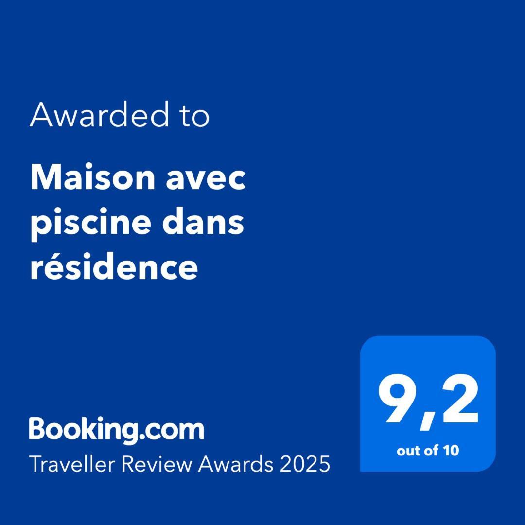 Maison Avec Piscine Dans Residence Греу-ле-Бэн Экстерьер фото